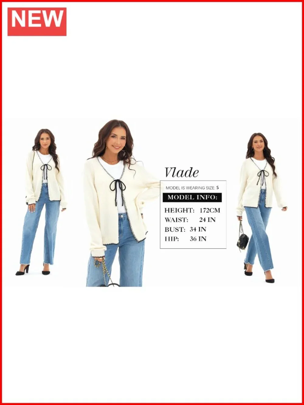 Womens Lightweight Knit Cardigan Sweater Open Front V-Neck Loose Fit Long Sleeve